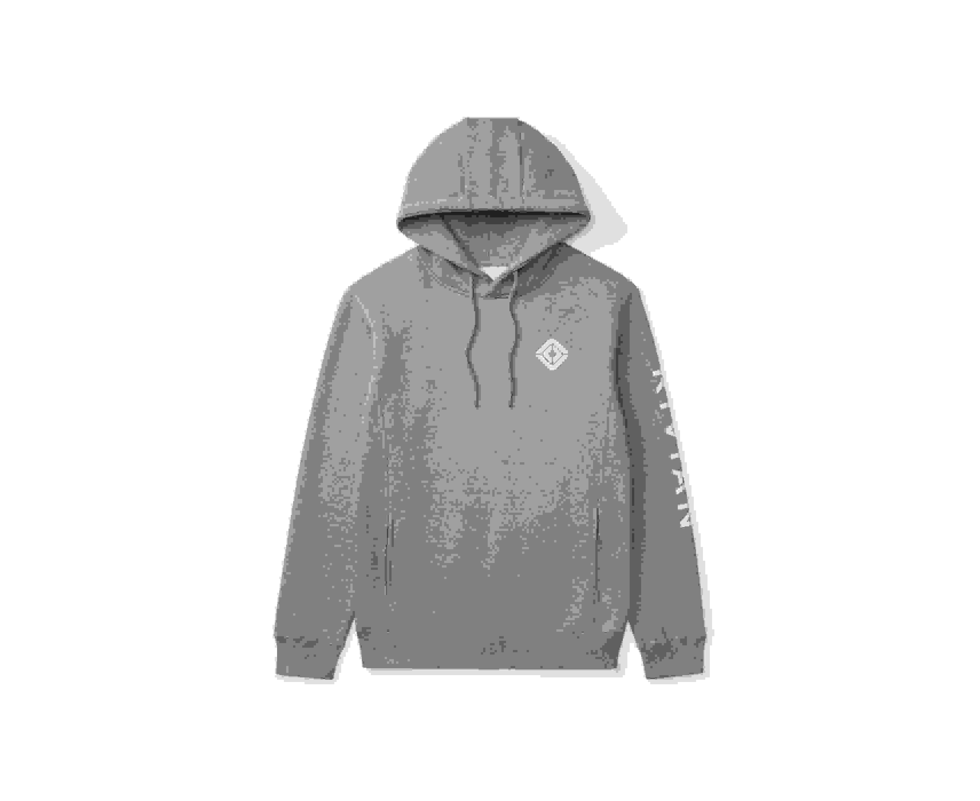 Lifemania Logo Hoodie グレー Compass-Logo-Hoodie-Dark-